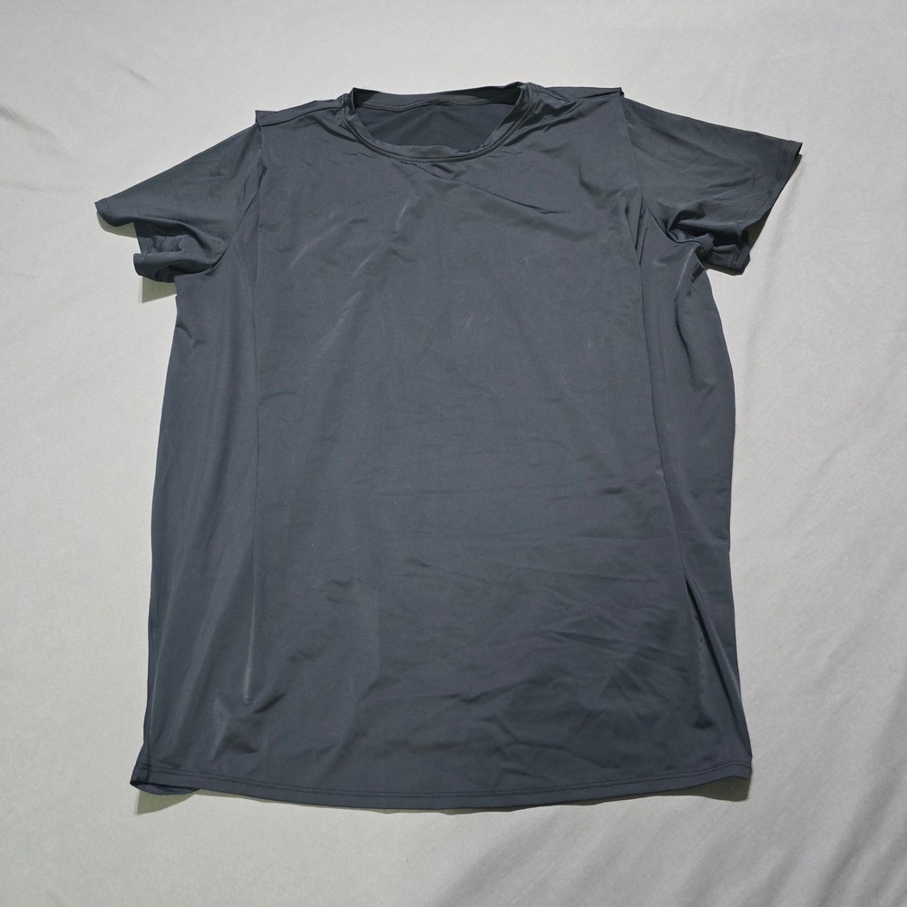 Halara Activewear Top Women XL Black Ruched Cool Touch Yoga Sports